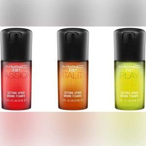 MAC Cosmetics Setting spray Good Vibes Fix+ Kit set of 3 nwt